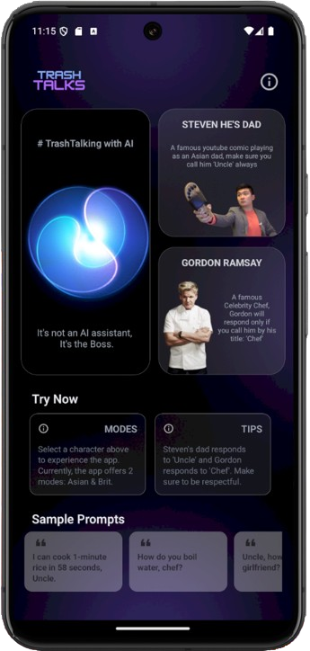 Illustration of TrashTalks AI